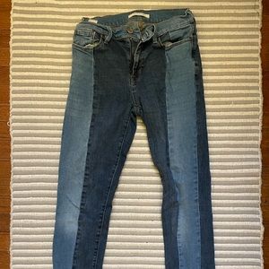 Size 24 Pacsun Two-Tone Skinny Jeans